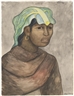 Diego Rivera, WOMAN WITH BANANA LEAF