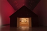 Ragnar Kjartansson hangs works by Edvard Munch inside a barn at Moderna Museet