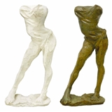 A PAIR OF TORSE DE GRETCHEN (ORIGINAL BRONZE AND MASTER PLASTER MOLD)