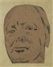 Graham Sutherland, Portrait study of Sir Winston Churchill
