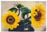 Emil Nolde, Zwei Sonnenblumen In Einer Blauen Vase