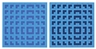 Timm Ulrichs, 2 works: QUADRAT-VARIATOR V&; QUADRAT-VARIATOR V