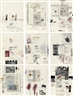 Cy Twombly, Portfolio of 10 Works: Natural History Part I Mushrooms