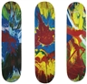 Damien Hirst, Untitled (Skateboard Deck/Spin) [Three Works]