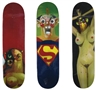 George Condo, Untitled (Skateboard Deck) [Three Works]