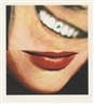 John Baldessari, Two Smiles (One With Spinach)