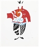 David Hockney, Sketch For Chinese Conjuror From Parade Triple Bill