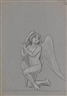 Elihu Vedder, 3 works:  drawings