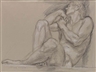 Paul Cadmus, Male Nude, NM 164A