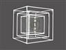 Jeppe Hein, EXTENDED NEON CUBE 20/40/60/80/100