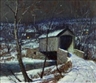 George William Sotter, Covered Bridge, Winter