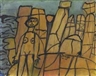 Jean Dubuffet, Baigneuse nue dans les rochers de Cassis