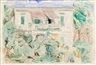 Hans Purrmann, Villa with Balcony and Awnings (Castiglioncello)