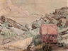 Emile Bernard, Red Cabin on a Hillside