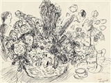 La corbeille de fleurs