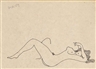 Man Ray, Couple entrelacé: Nu féminin (recto); Nu masculin (verso)