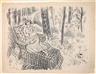 Henri Matisse, JEUNE FILLE A LA CHAISE LONGUE DANS UN SOUS-BOIS,