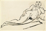 Max Pechstein, LIEGENDE FRAU (RECLINING NUDE)