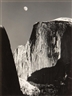 Ansel Adams, Moon and Half Dome, Yosemite, National Park, California