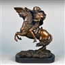 Jean-Baptiste Carpeaux, Modeled from Jacques-Louis David's Napoleon Crossing the Alps