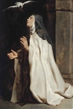 The Holy Spirit appearing before Saint Teresa