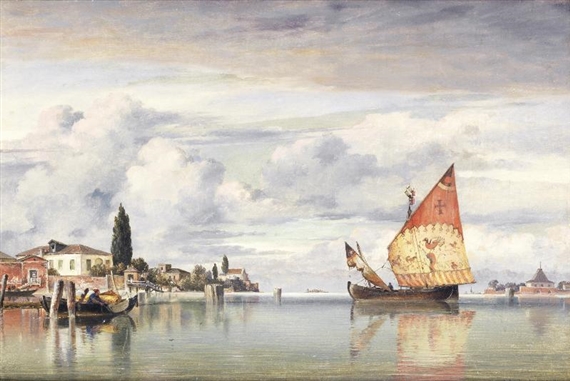 Edward William Cooke, Part of the Island of San Pietro, Castello, Venice