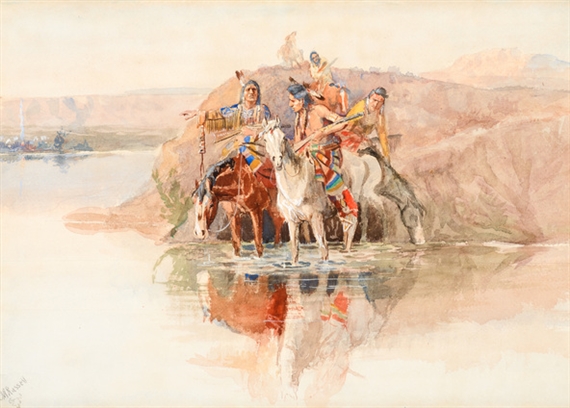 Charles Marion Russell, Scouting the Camp