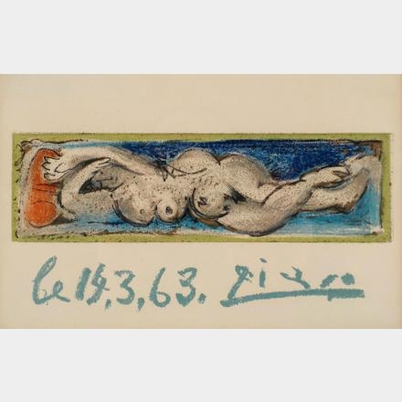 Pablo Picasso Reclining Nude MutualArt