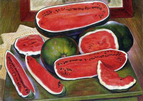 Diego Rivera (1886-1957), The Watermelons, 1957, Oil on canvas.