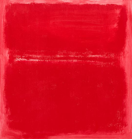 Mark Rothko (1903-1970) Untitled, 1970, oil on canvas.