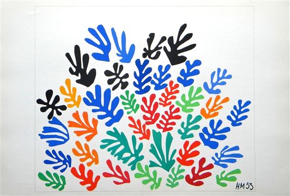 Henri Matisse (1869-1954), La Gerbe, 1953, paper and gouache cut-out, 294 x 350 cm.