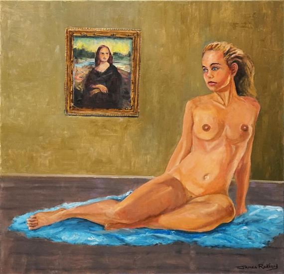 James Radford Nude With Portrait Of Mona Lisa MutualArt