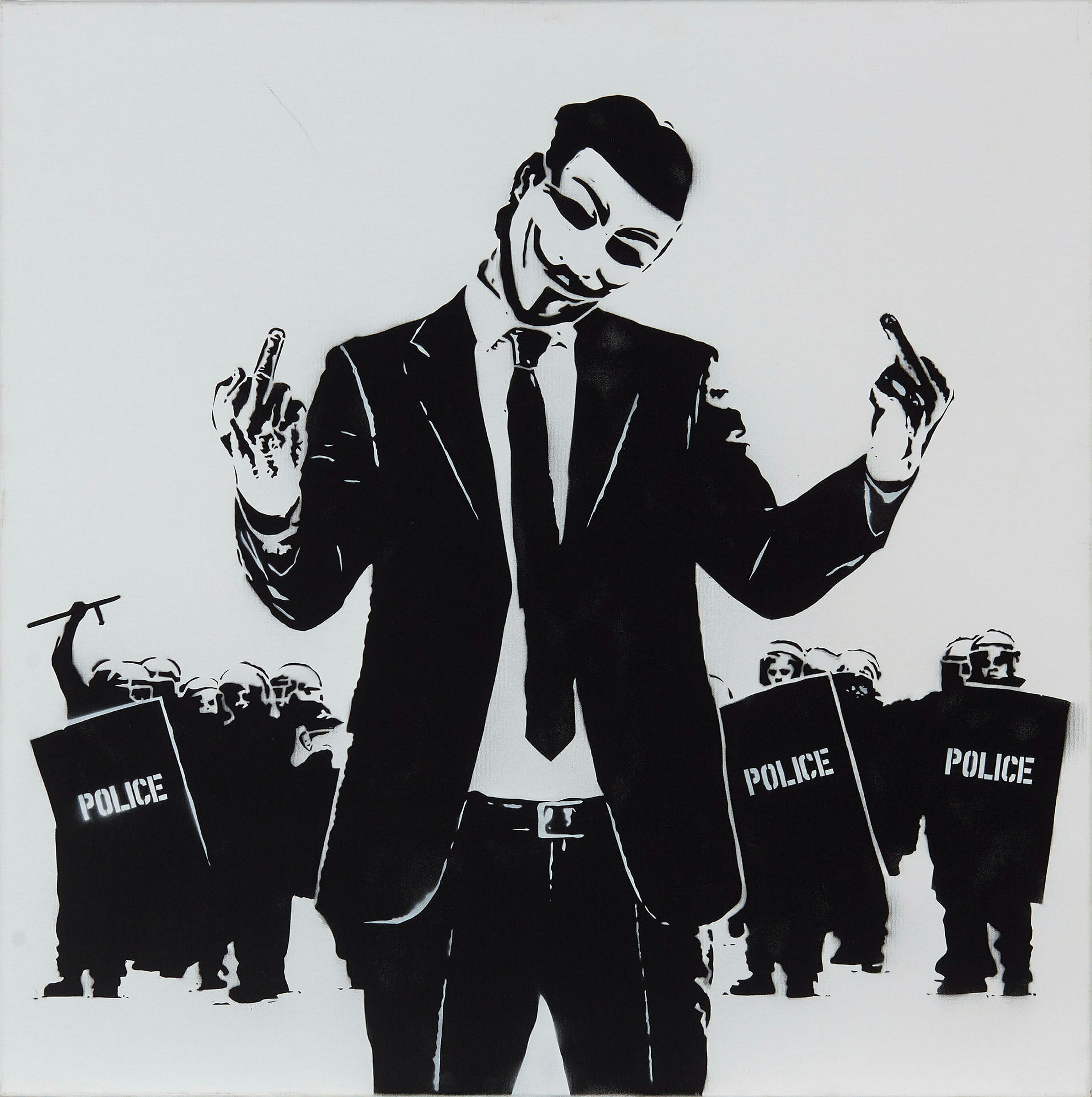 La Staa Fuck The Police MutualArt