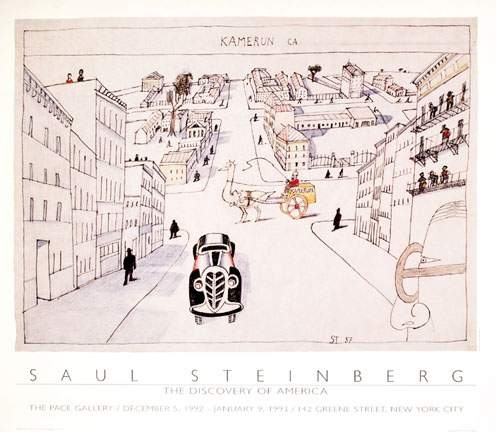 Saul Steinberg | Saul Steinberg The Discovery of America. The Pace