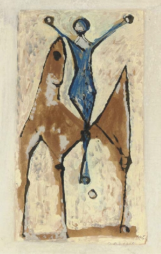 Marino Marini | Cavallo e cavaliere (1952) | MutualArt