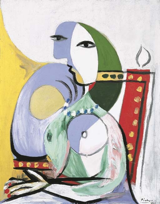 Pablo Picasso、FEMME DANS UN FAUTEUIL、画集画 1941 Femme assise dans un fauteuil 4 — Pablo Picasso (1881