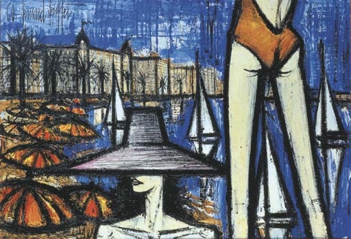 Bernard Buffet | La croisette, Cannes (1960) | MutualArt