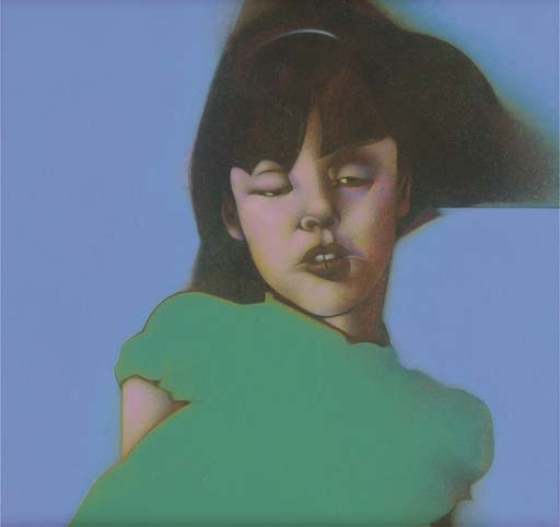Portrait of a girl by Graham Ovenden on artnet
