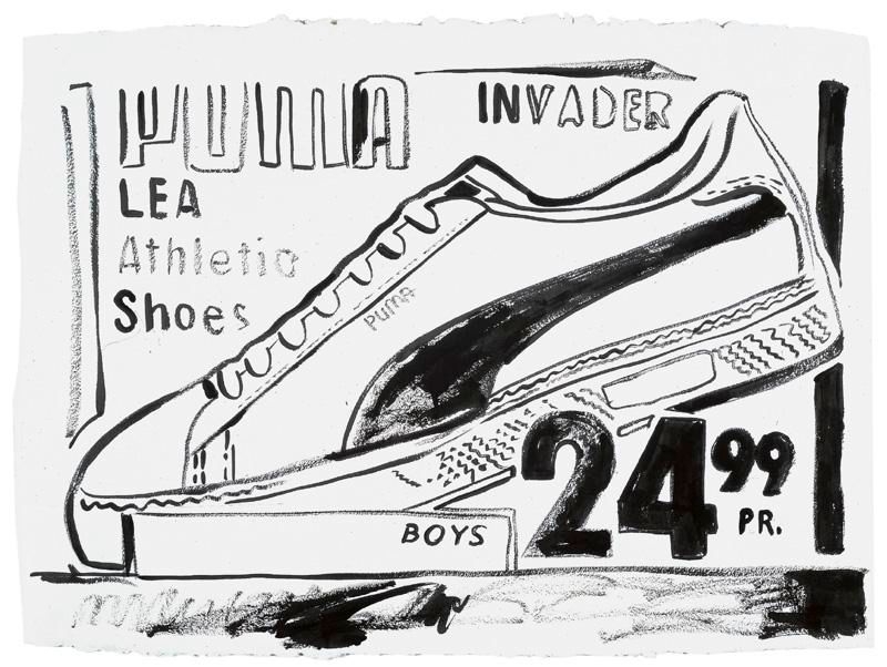 puma shoe drawing