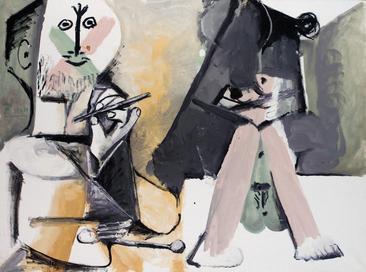 Pablo Picasso | LE PEINTRE ET SON MODÈLE | MutualArt