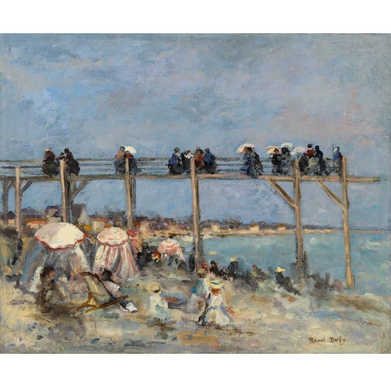 Raoul Dufy | LA PLAGE DE SAINTE-ADRESSE (1902) | MutualArt