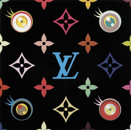 Louis Vuitton Takashi Murakami Black Monogram Multicolore Eye Love