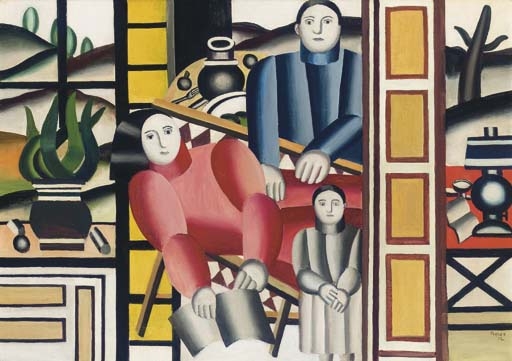 FERNAND LEGER、LA TABLE DANS LE JARDIN