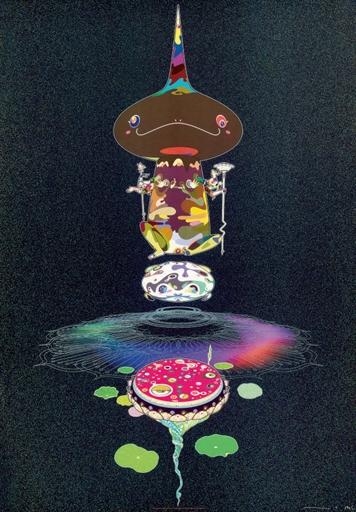 Takashi Murakami | Reversed Double Helix black head brown body