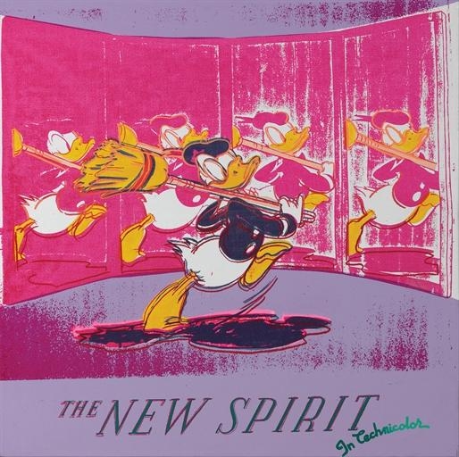 Andy Warhol | The New Spirit (Donald Duck) (1985) | MutualArt