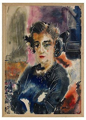Zverev Anatoly Portrait Of The Second Secretary Of The French Embassy In Moscow 1963 Mutualart