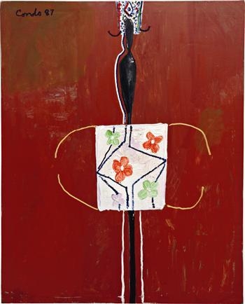 George Condo | The Portable Musician (Matisse) (1987 - 1988 