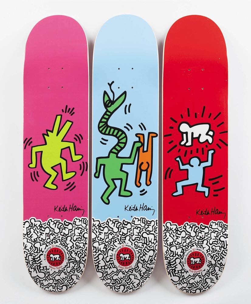 Keith Haring | Alien Workshop Skate Decks | MutualArt