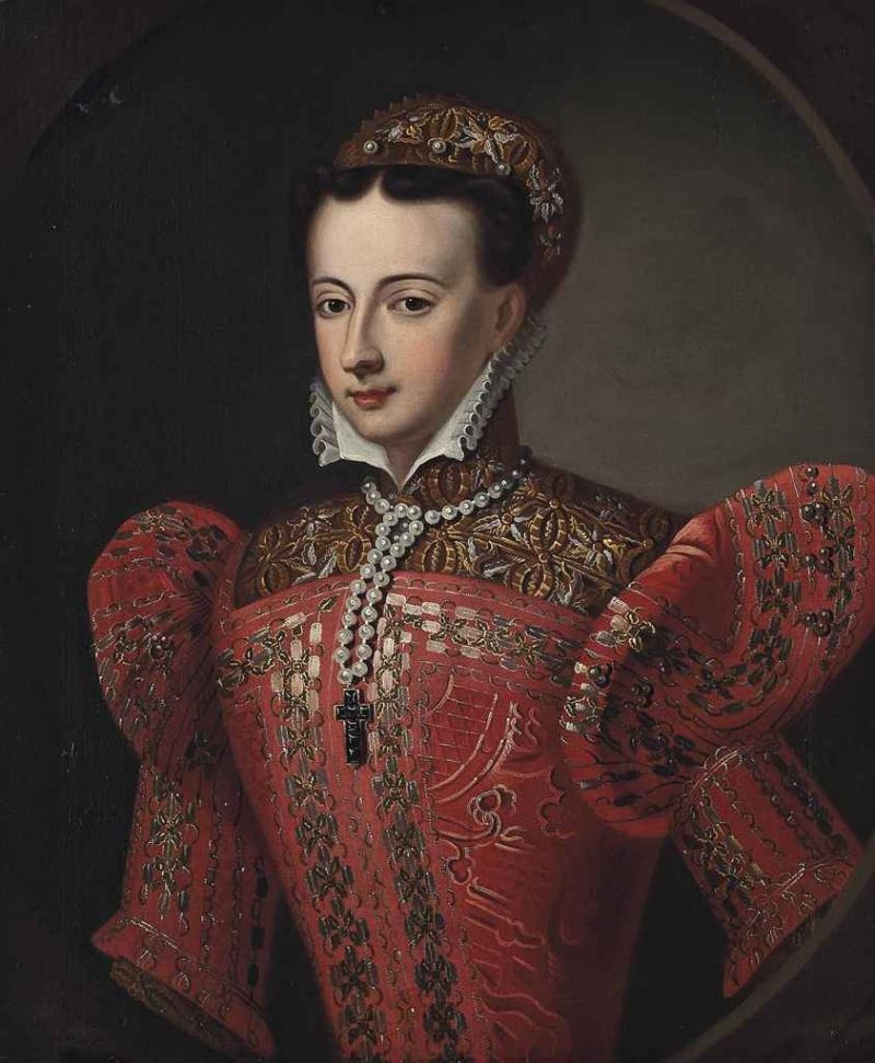 mary stuart red dress mary's red dress in reign