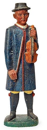 Hjorth | Hjort Anders stående med (Hjort standing violin) (1934) | MutualArt